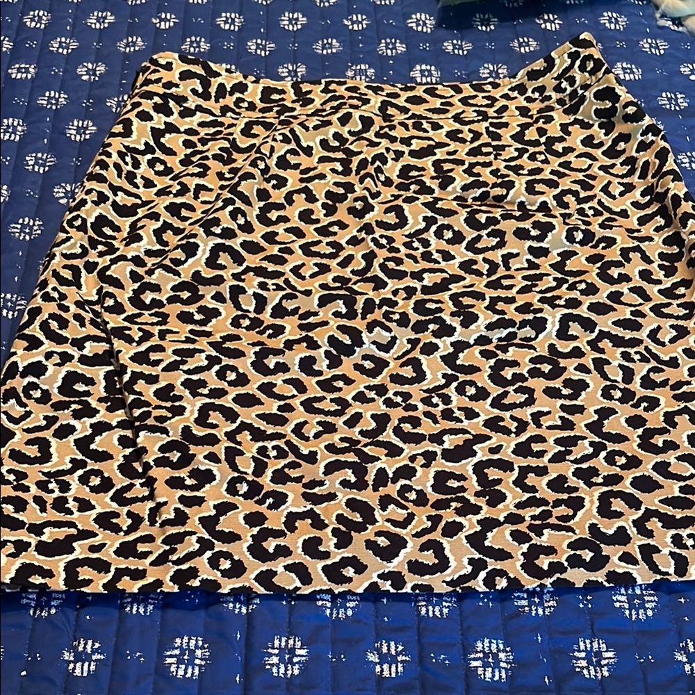 Talbots Leopard Print Skirt - Picture 7 of 7